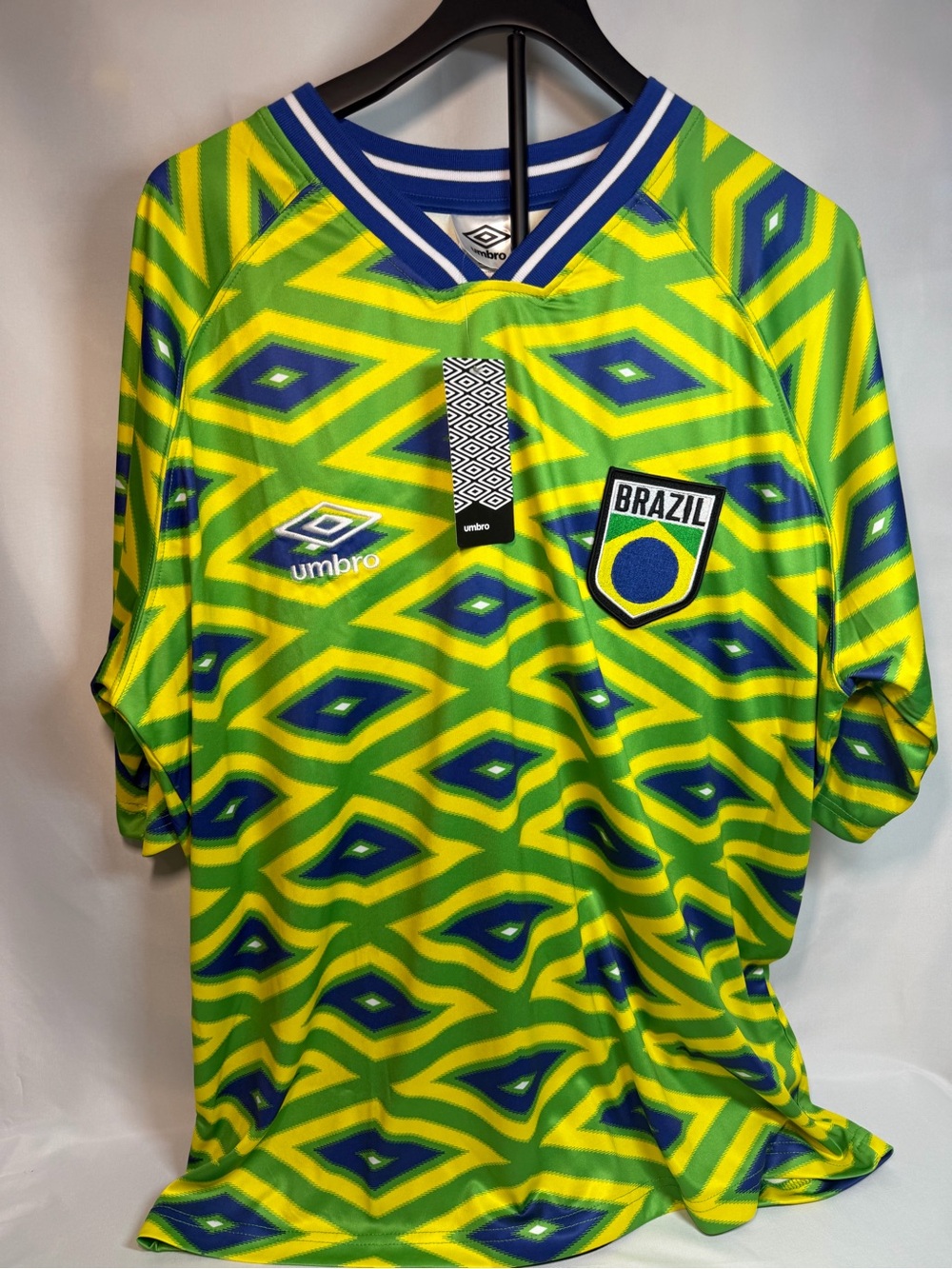 NEW UMBRO BRAZIL SOCCER JERSEY MEN’S